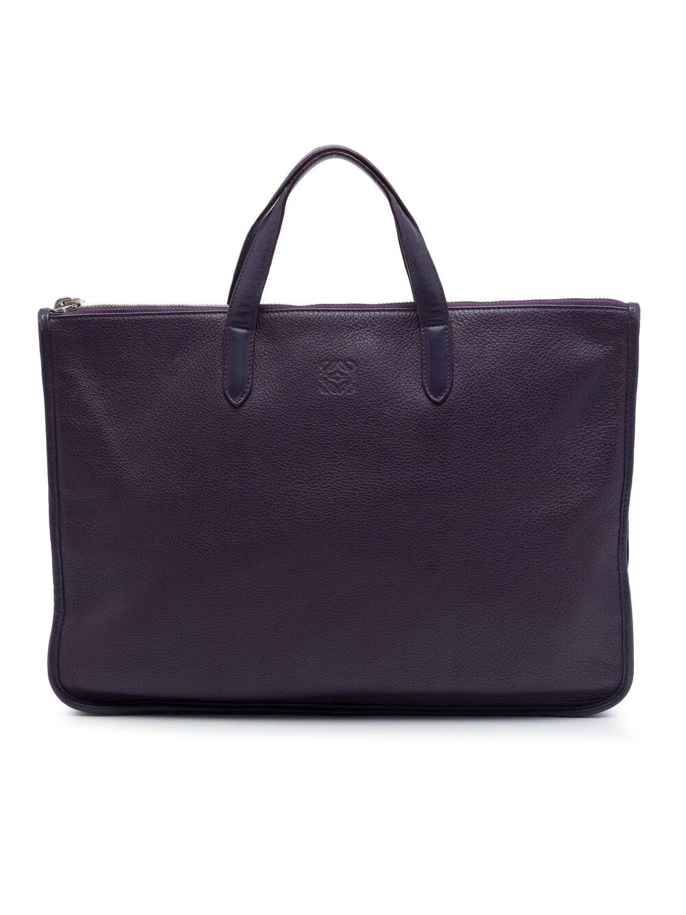 Loewe Leather Anagram Toledo Briefcase #359430L56B